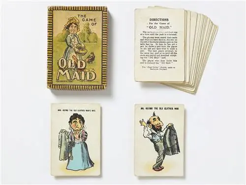 Антисемитская версия карточной игры Old Maid, датируемая примерно 1920 годом.