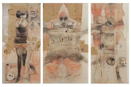 Маурисио Ласански, Триптих (1963-71), из «Нацистских рисунков», Фонд Левитта Маурисио Ласански, Триптих (1963-71), из «Нацистских рисунков», Фонд Левитта