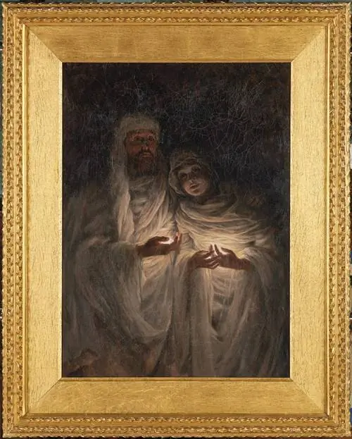 «Привидение» Тиссо (1885) было вдохновлено сеансом после смерти его возлюбленной. «Привидение» Тиссо (1885) было вдохновлено сеансом после смерти его возлюбленной.