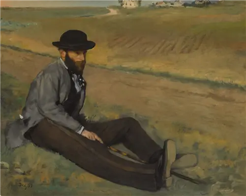 Эдгар Дега Портрет Эжена Мане (1874). Эдгар Дега Портрет Эжена Мане (1874).