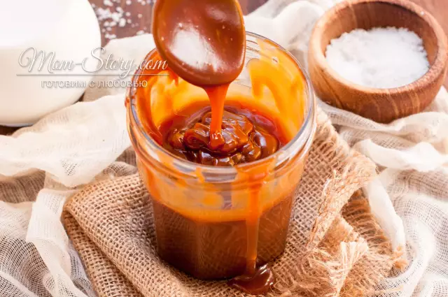 Соленый карамельный соус - рецепты пищи и кулинарии