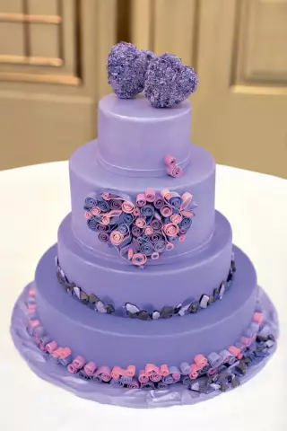 Как сделать фиолетовый торт ombre: изучите торты, украшающие на craftsy