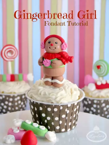 Как сделать fondant gingerbread girl: учебник