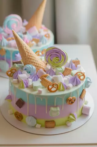 Попробуйте этот рецепт для buttercream без сахарной пудры