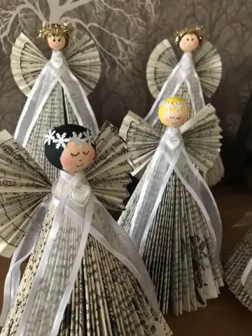 Как сделать украшения ангела