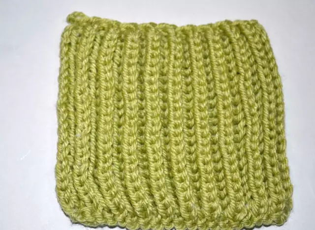 Brioche stitch в круглом учебнике для вязания