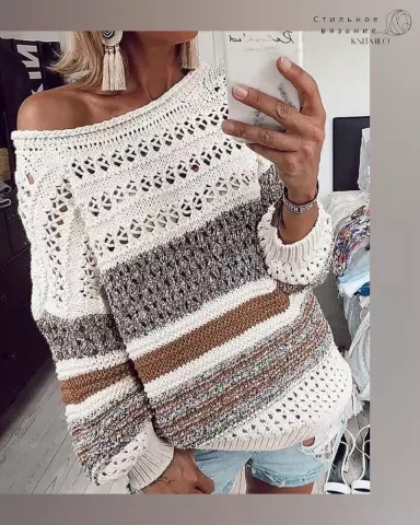 5 стильных моделей вязания шеи