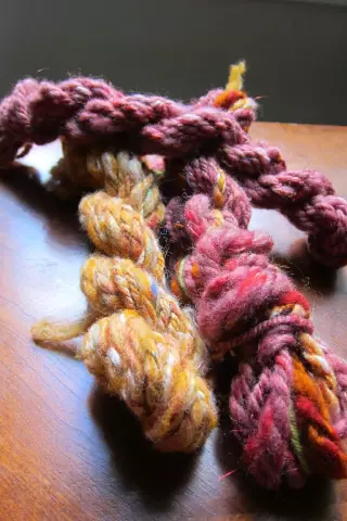Тренировка по цепочке (ака navajo plying)