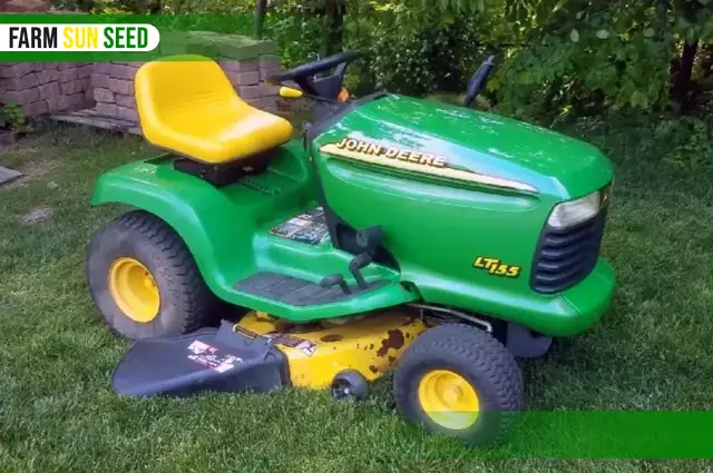 Как удалить 38-дюймовую косилку на коньере John Deere LT155?