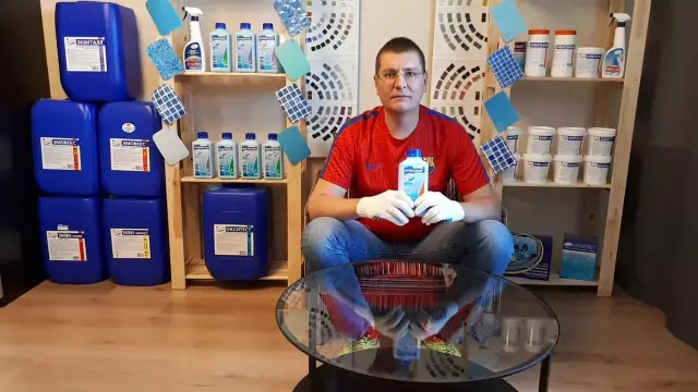 Как удалить осадки кальция из плиток бассейна