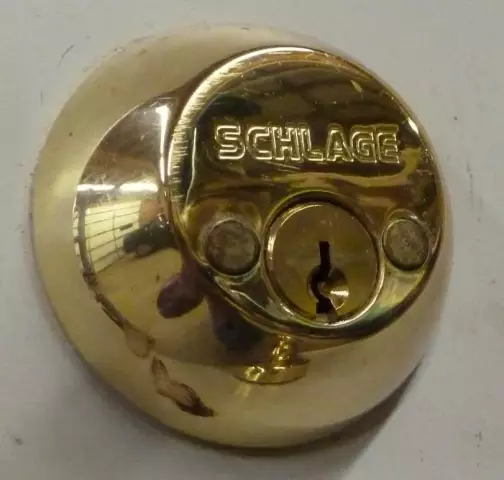 Как разблокировать ручку ванной комнаты Schlage