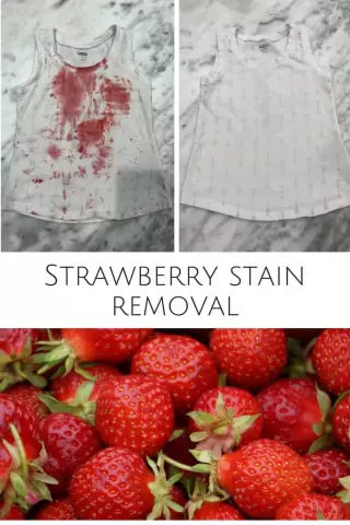 Strawberry Stain на новой гранитной столешнице