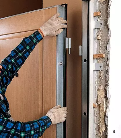 Установка дверного крючка и глаз