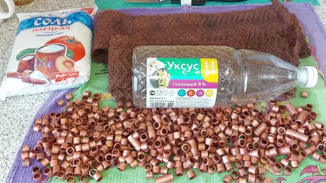 Как очистить латунь с уксусом и солью
