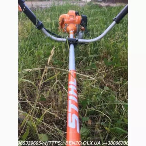 Как поместить строку в триммер Stihl FS 45