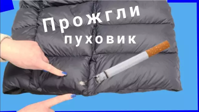 Как восстановить поврежденную одежду из мотыля