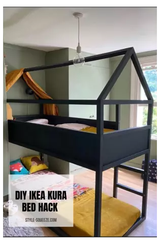 Как собрать реверсивную кровать Ikea Kura
