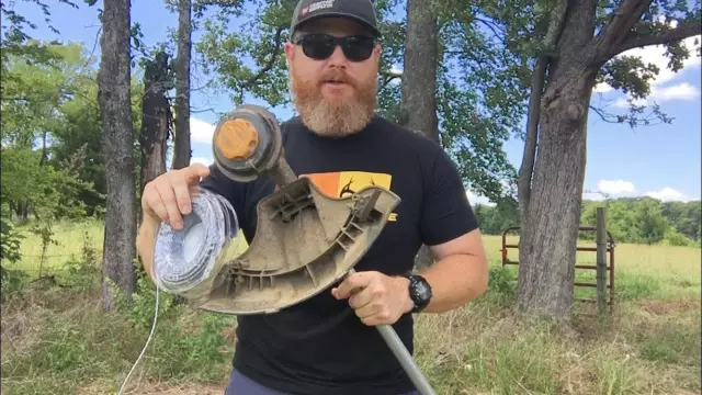 Как изменить строку на Cub Cadet Weed Eater