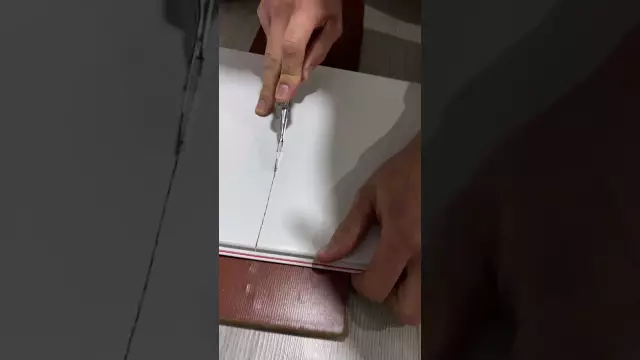 Как отрезать платы из ПВХ