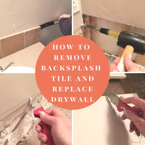 Как удалить плитку Backsplash