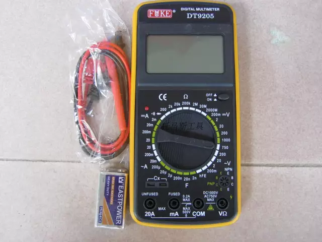 Как использовать цифровой мультиметр DT9205A