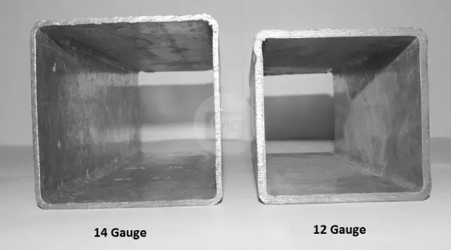 14 Gauge Vs. 12 стальной навес калибра