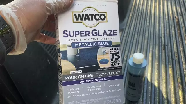 Как применять Super Glaze на столешницах