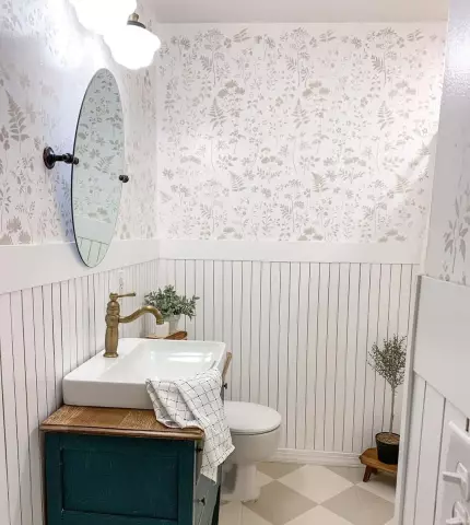 Как установить Beadboard Over Wallpaper