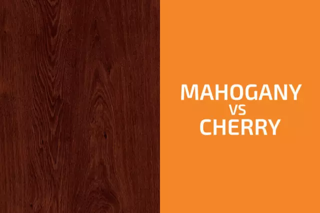 Mahogany Vs. Древесина вишни