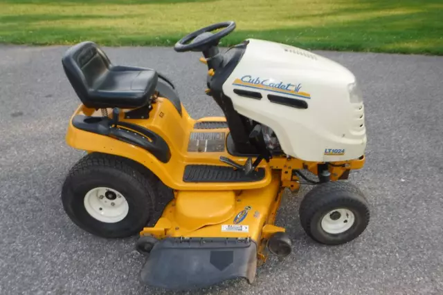 Удаление палубы на Cub Cadet LT1050