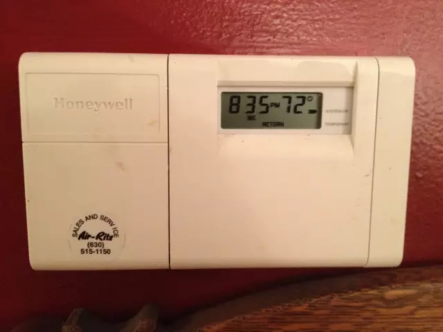 Направления для термостата Honeywell Progamable