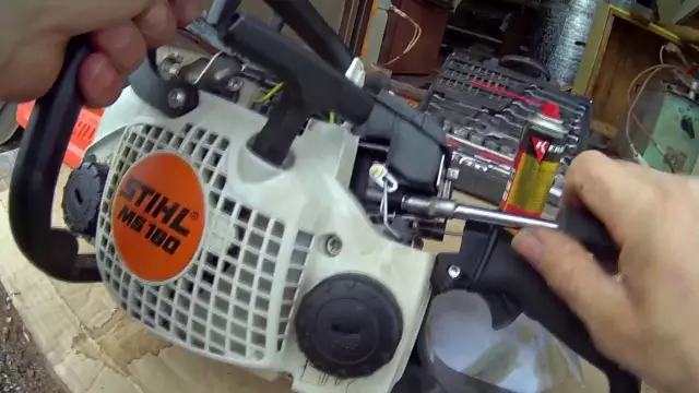 Как настроить параметры карбюратора на Stihl 028