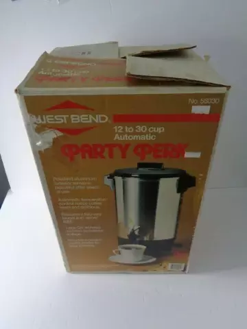 Как измерить кофе необходимо для West Bend Party Perk Coffee Maker