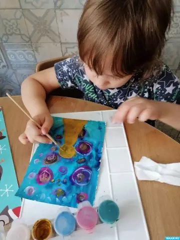 Как нарисовать поверх уже окрашенной плетеной мебели