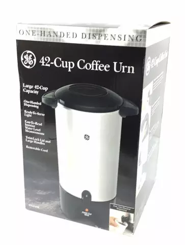 Используйте инструкции для кофе-машины GE 42-Cup