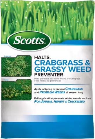 Когда применять Scotts Halts Crabgrass Preventer