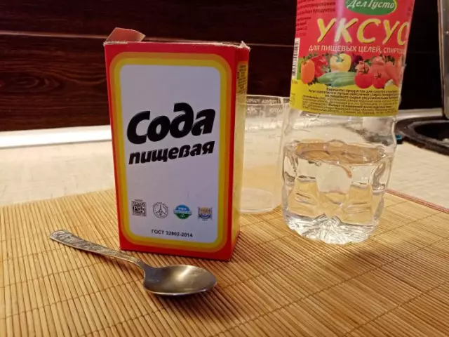 Как найти диаграмму инфляции уксуса и выпечки соды