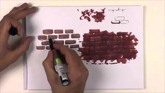 Как нарисовать блок-блок, чтобы выглядеть как кирпич