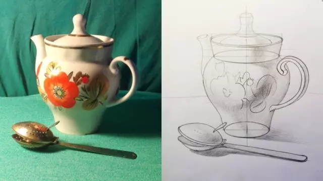 Как нарисовать металлический камин