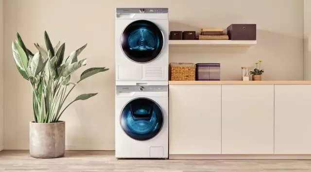 Как установить Samsung стиральную машину и сушилку