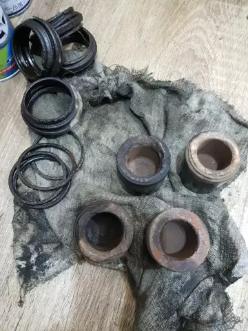 Покраска Поршни