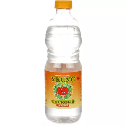 Уксус и чистящие стены для живописи