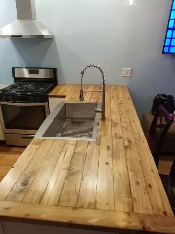 Что Counter Tops выдерживает тепло?